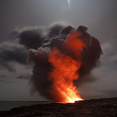 Black Smoke Coming From Fire